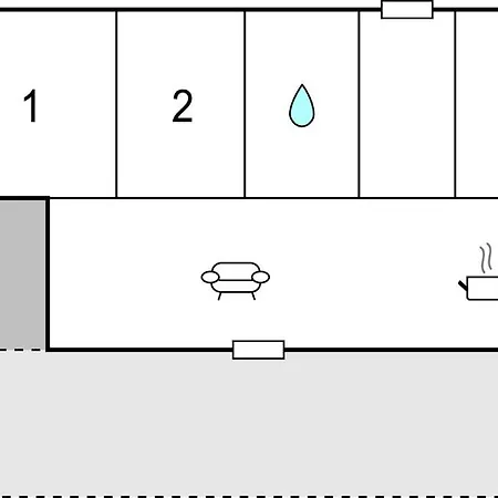 度假居 3 Bedroom Gorgeous In 埃贝尔托夫特